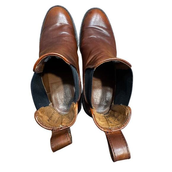 Frye Tyler Flex Chelsea Boots Cognac Leather Pull-On Men’s 8.5D/Women’s 10 Wide main image 7